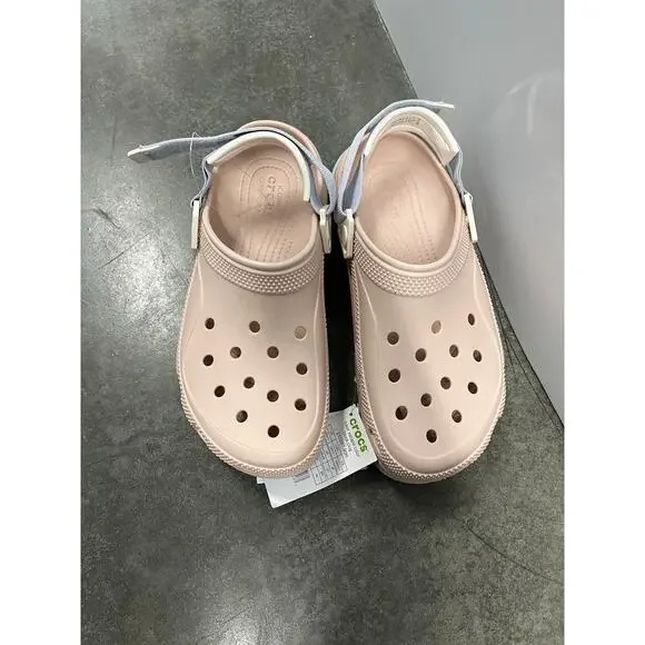 CROCS Women's Platform Athletic Shoes - Light Pink - Picture 2 of 4